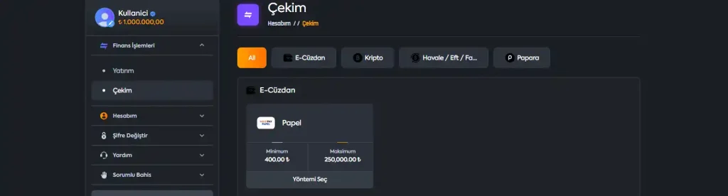 3 Adımda Starzbet Para Çekimi